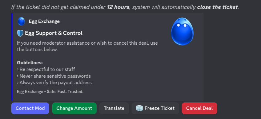 Support and Control Panel